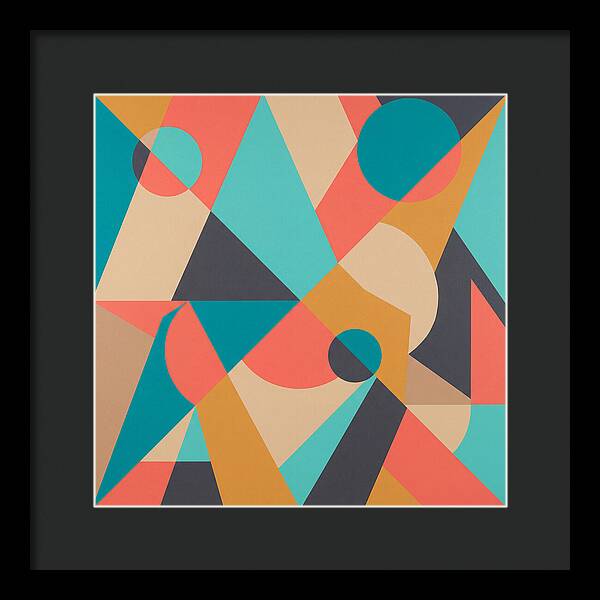 Geometric Shapes In Vibrant Colors