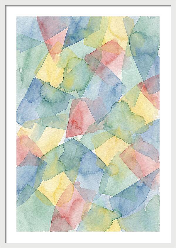 Geometric Watercolor Harmony