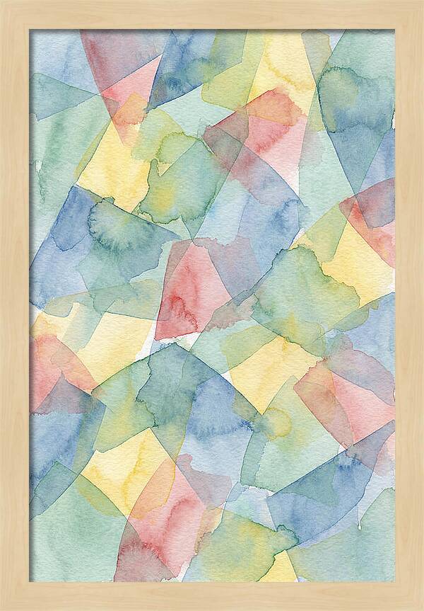 Geometric Watercolor Harmony