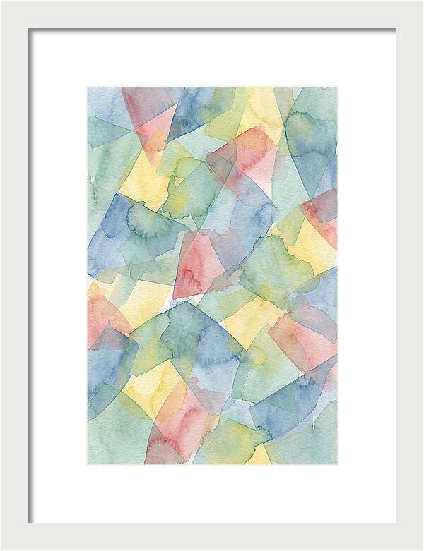 Geometric Watercolor Harmony