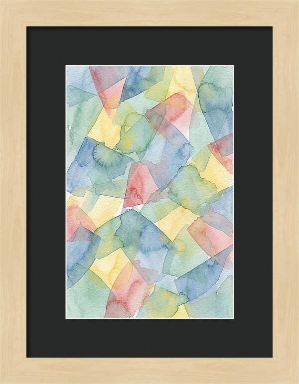 Geometric Watercolor Harmony
