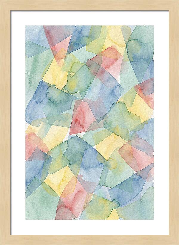 Geometric Watercolor Harmony