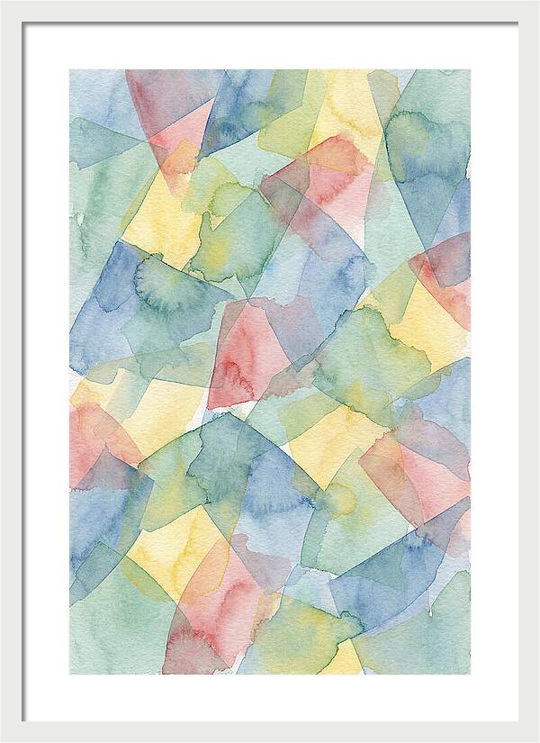 Geometric Watercolor Harmony