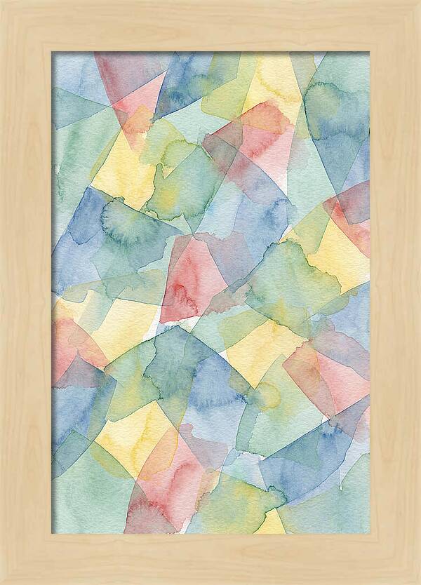 Geometric Watercolor Harmony