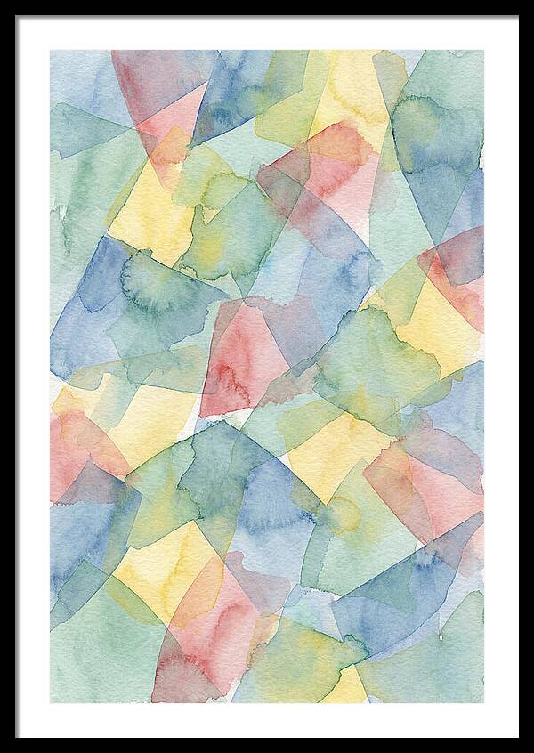 Geometric Watercolor Harmony