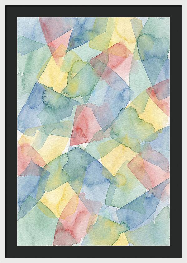 Geometric Watercolor Harmony