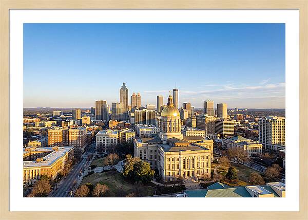 Georgia State Capitol Skyline