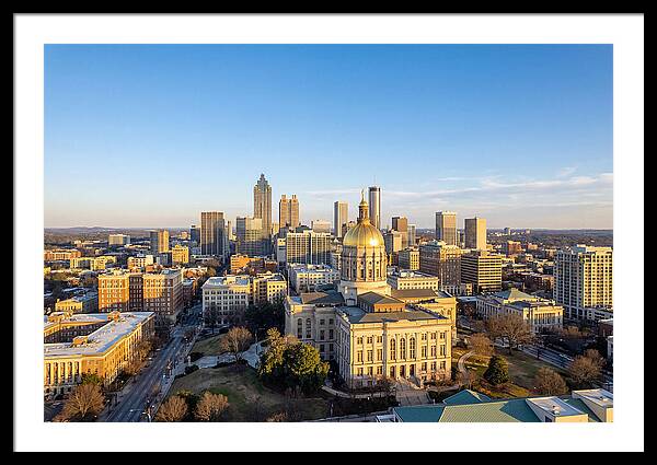 Georgia State Capitol Skyline