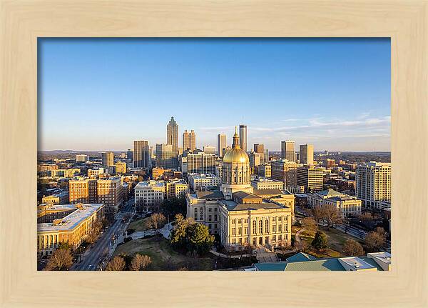 Georgia State Capitol Skyline