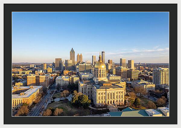 Georgia State Capitol Skyline