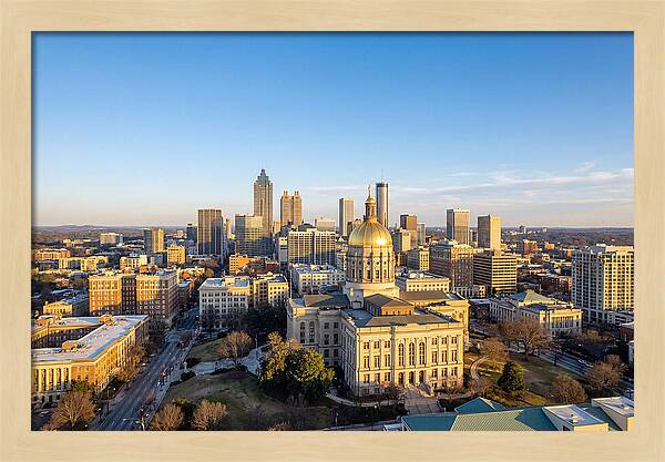 Georgia State Capitol Skyline