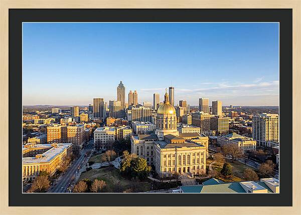 Georgia State Capitol Skyline