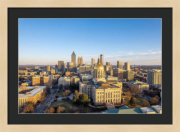 Georgia State Capitol Skyline