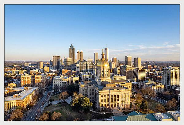 Georgia State Capitol Skyline