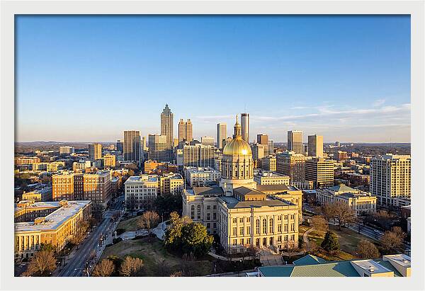 Georgia State Capitol Skyline