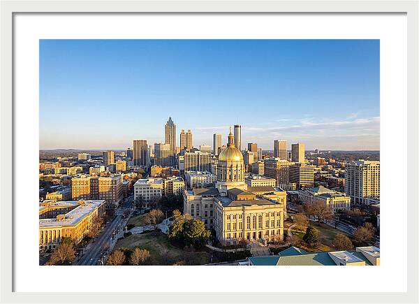 Georgia State Capitol Skyline