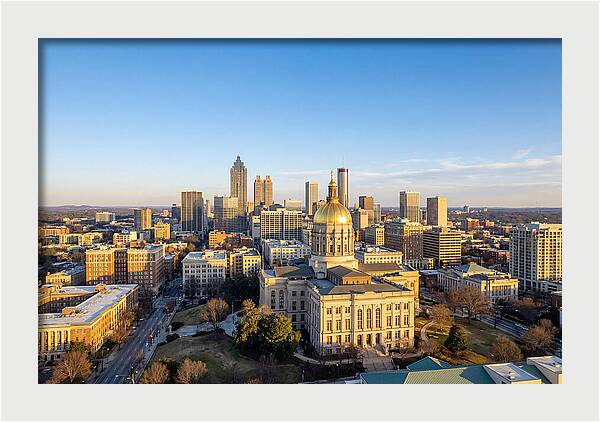 Georgia State Capitol Skyline