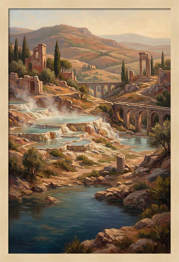 Geothermal Landscape Serenity