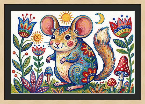 Gerbil Folk Art