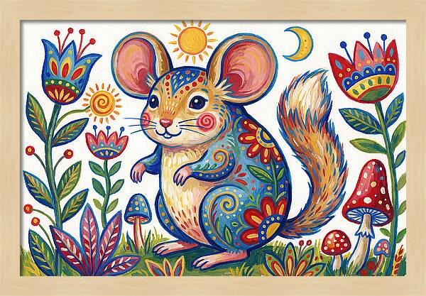 Gerbil Folk Art