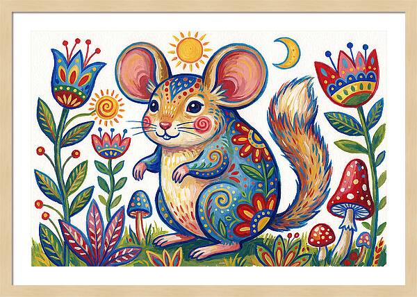 Gerbil Folk Art