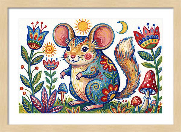 Gerbil Folk Art