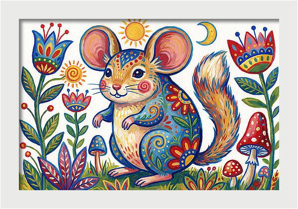 Gerbil Folk Art