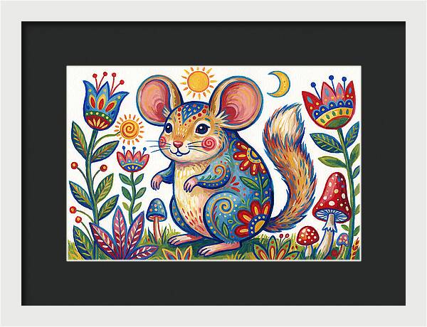 Gerbil Folk Art