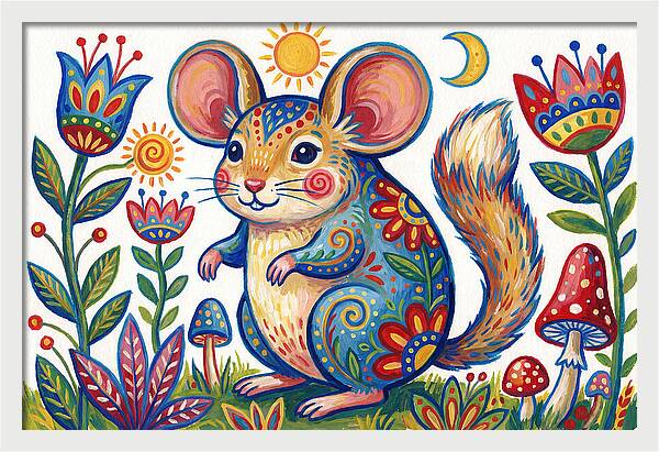 Gerbil Folk Art