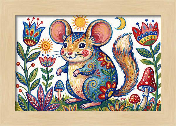 Gerbil Folk Art