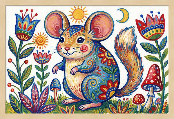 Gerbil Folk Art