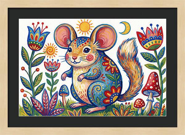 Gerbil Folk Art