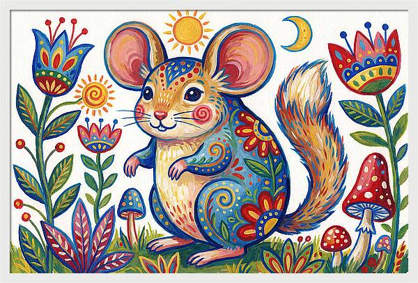 Gerbil Folk Art