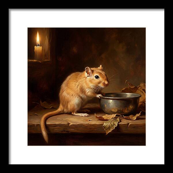 Gerbil In Candlelight