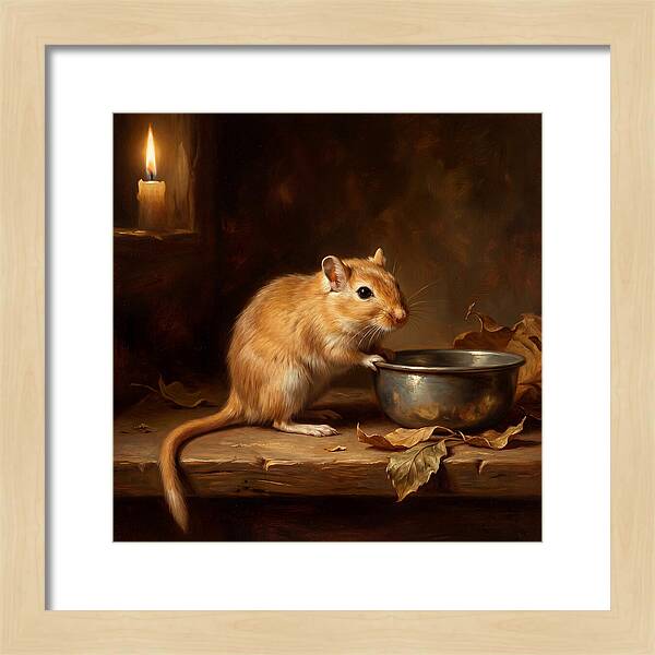Gerbil In Candlelight