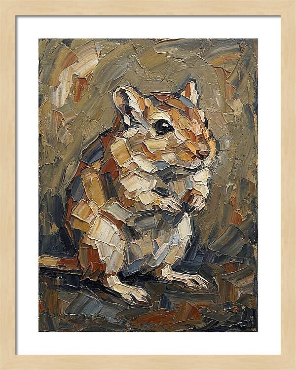 Gerbil In Textured Colors