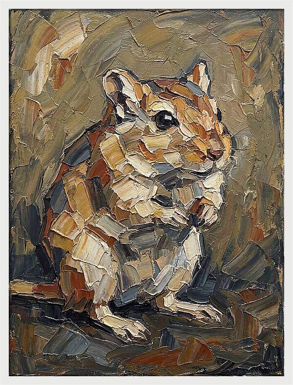 Gerbil In Textured Colors