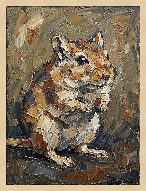 Gerbil In Textured Colors