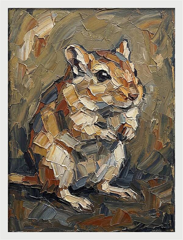 Gerbil In Textured Colors
