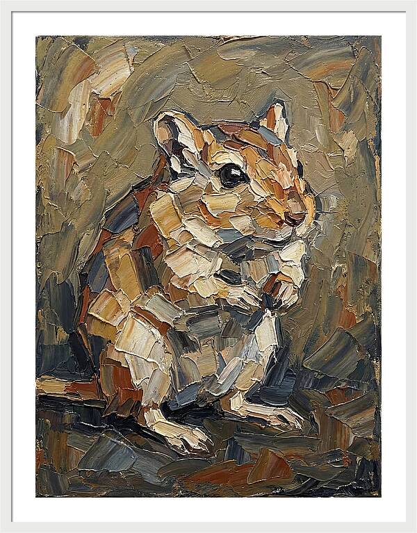 Gerbil In Textured Colors