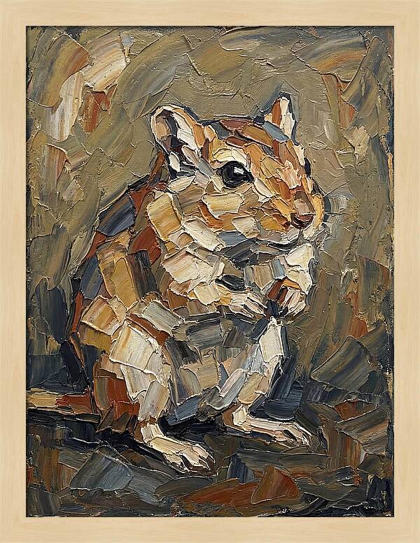 Gerbil In Textured Colors