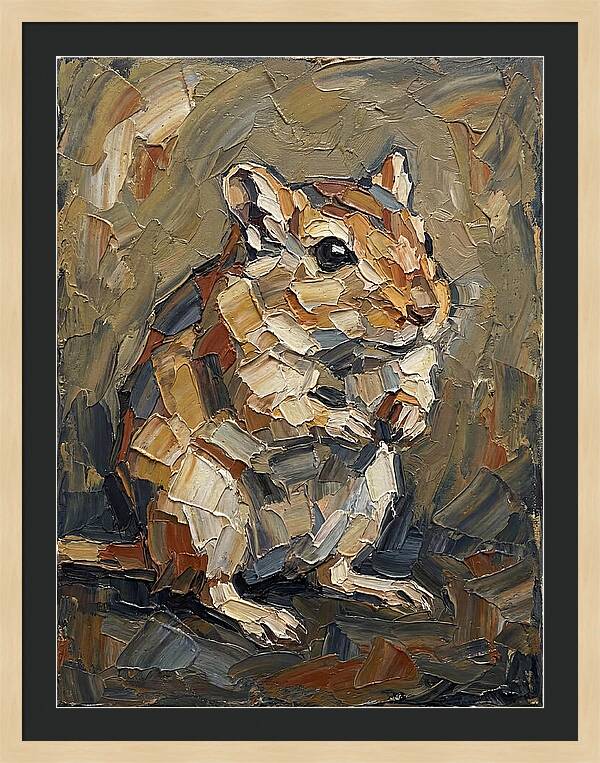 Gerbil In Textured Colors