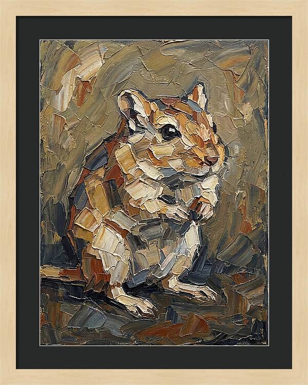 Gerbil In Textured Colors