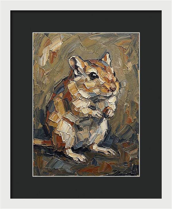 Gerbil In Textured Colors