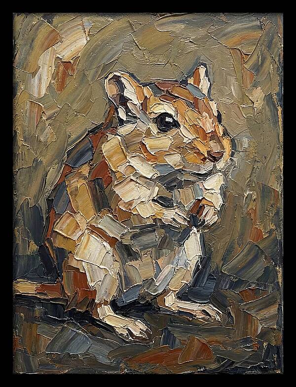 Gerbil In Textured Colors
