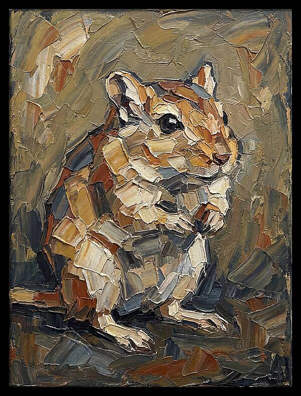 Gerbil In Textured Colors