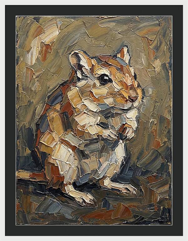 Gerbil In Textured Colors