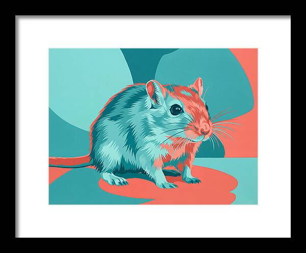 Gerbil In Vibrant Colors