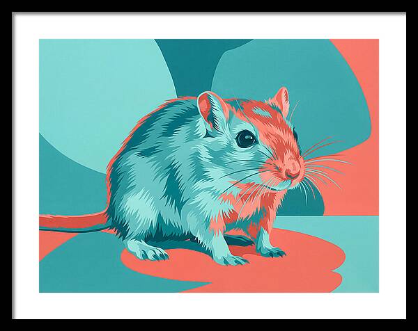 Gerbil In Vibrant Colors