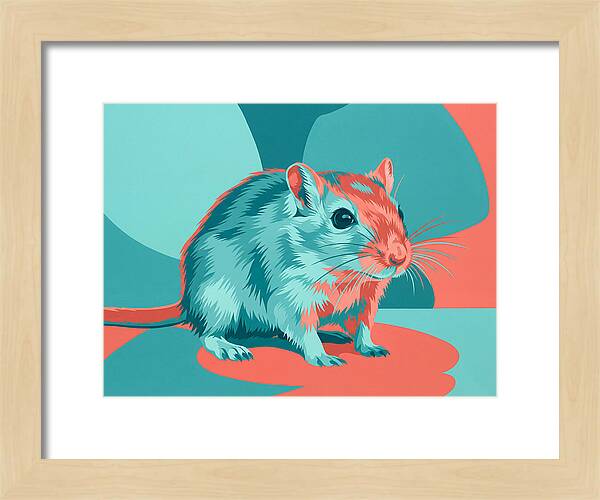 Gerbil In Vibrant Colors